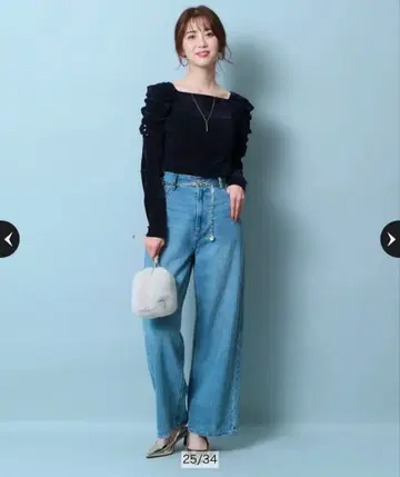 JUSGLITTY 네이비 사이즈 2