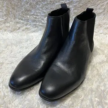 [ 컨디션 최상 ] ZARA 자라 사이드 고어 부츠 가죽 빅 사이즈