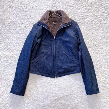 새상품급 에네스베 보아 자켓 지퍼 블루종 최근 모델 데님 라이크 S