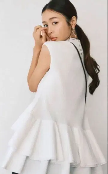 새상품 택 포함 Mystrada 마이 스트라다 플레어 도킹 튜닉