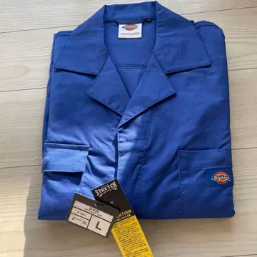 Dickies 스트레치 오버롤 L 사이즈 파랑