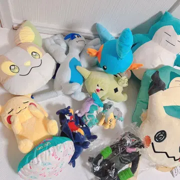 포켓몬스터 가브리아스 라이코우 미미큐 봉제 인형 묶음 판매