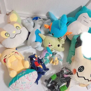 포켓몬스터 가브리아스 라이코우 미미큐 봉제 인형 묶음 판매