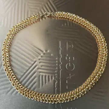 금 도금 목걸이 일본제 골드 체인 심플