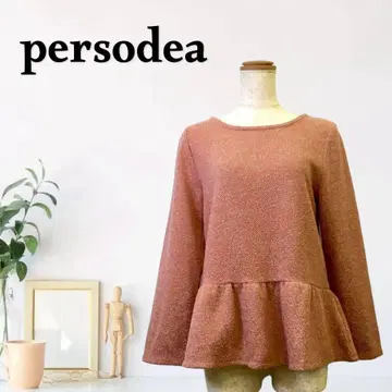 zG311 [ L ] persodea 페플럼 상의 긴팔 A라인