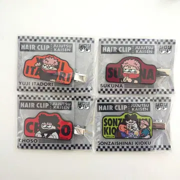 주술회전 지로리 헤어 클립 쵸소우 이타도리 스쿠나 존재하지 않는 기억