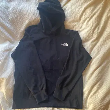 northface 화이트 블랙 후드티