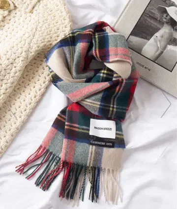 미사용 새상품 퓨어 캐시미어 100% 머플러