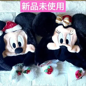 [택 포함 새상품] 미키 미니 크리스마스 팬캡 2세트