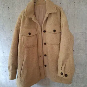 RCW 베이지 아우터 하프 코트