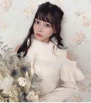 evelyn 펄 터틀 니트 원피스