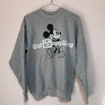 미국 디즈니랜드 Hanes 콜라보 맨투맨 구제 의류