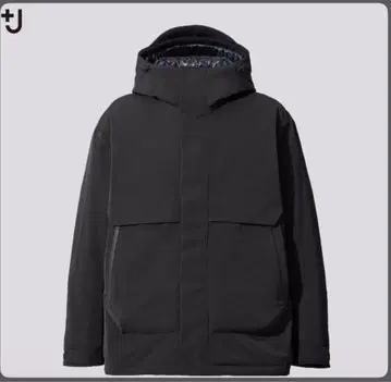 하이브리드 다운 오버사이즈 파카 +j