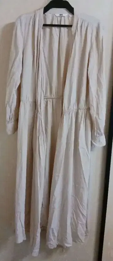 UNIQLO 베이지 롱 겉옷 S 사이즈