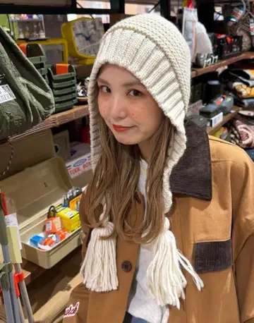 니코앤드 티라상 니트 모자 블랙