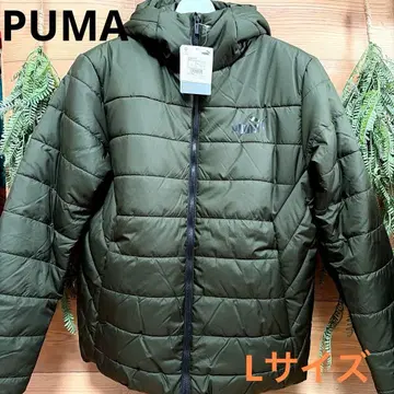 PUMA 푸마 [ 미사용 새상품 ] 패딩 자켓 그린 발수성 PUMA 로고