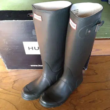 HUNTER 모스그린 장화/레인부츠