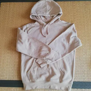 무인양품 베이지 후드 부착 후드티 M 사이즈