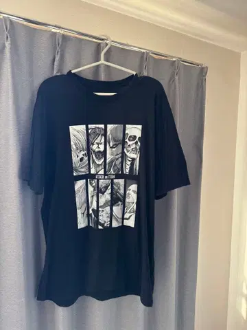 진격의 거인 아홉 개의 거인 graniph T셔츠 XL