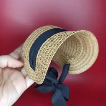 네오 브라이스 아이시돌 스트로우 햇 모자 블랙 리본 포함