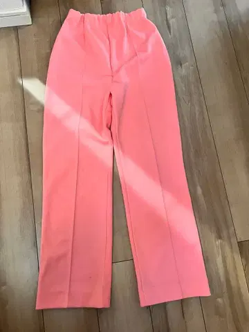 빈티지 핑크 팬츠 슬랙스 허리밴딩