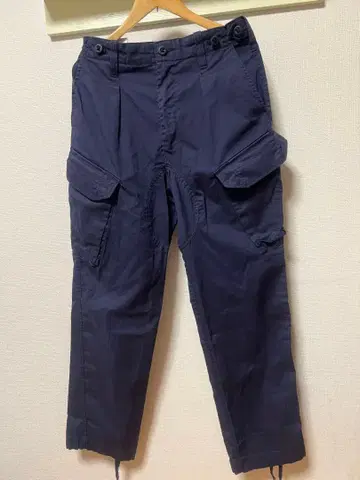 실물 USED 영국군 ROYAL NAVY 슬랜트 카고 팬츠