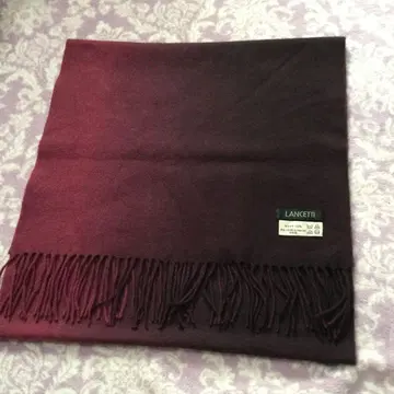 LANCETTI 캐시미어 100% 스톨 숄 머플러