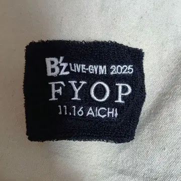 B'z 날짜 표기 리스트 밴드 11/16 FYOP