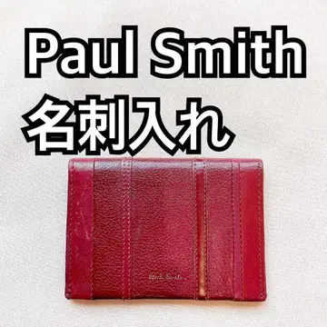 버건디 Paul Smith(폴스미스) 명함지갑 카드 케이스 W