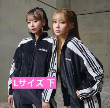 adidas 블랙 벨로아 팬츠 L 사이즈