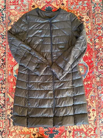 UNIQLO 울트라 라이트 다운 롱 코트 네이비 L