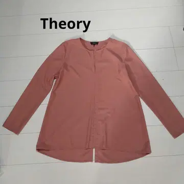 Theory 녹는 듯한 소재 긴팔 블라우스