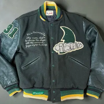 L~XL 60년대 ~ 70년대 BUTWIN 빈티지 바시티 자켓 풀 데코