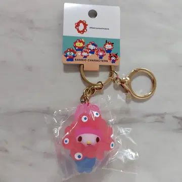 마이멜로디 산리오 미야쿠미야쿠 클리어 컬러 마스코트 키링