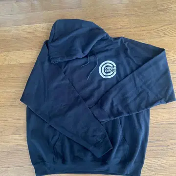 CIRCLE CIRCLE 블랙 후드티 XL