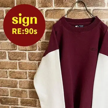 STARTER 스타터 하나뿐인 로고 자수 소매 리메이크 트레이닝복