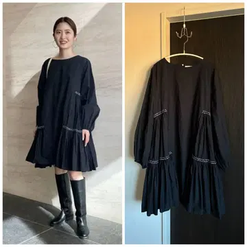 merlette BYWARD 자수 스티치 원피스