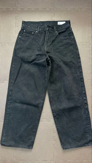 GAP 슈퍼 배기 블랙 데님 28 | 30