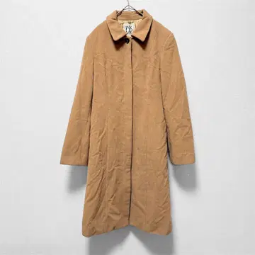 미쉘클랑 롱 코트 38 카멜 고급 깔끔