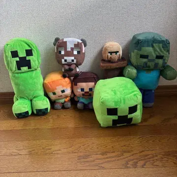 Minecraft 봉제 인형 세트 마인크래프트 마이크라 봉제 인형