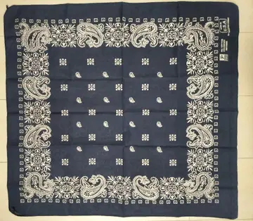 USA 제조 빈티지 반다나 네이비 Dogtown FJ jay 패턴 5