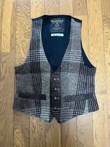 해리스 트위드 로페피크닉 트위드 베스트