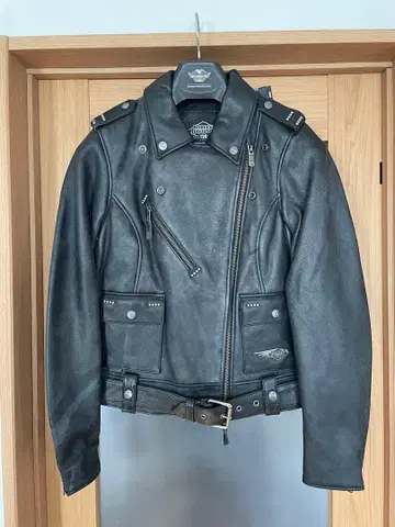 HARLEY DAVIDSON 카우하이드 가죽 라이더 자켓