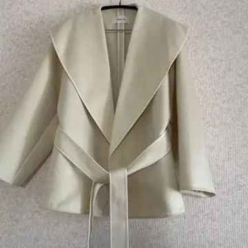 FRAY I.D 아이보리 리본 포함 자켓 L