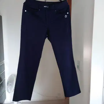 네이비 골프 팬츠 여성용 슬림 핏
