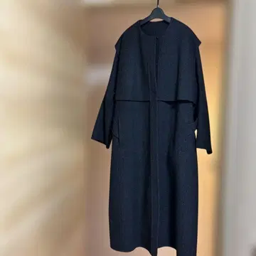 LOHEN 레이어드 롱 리버 코트