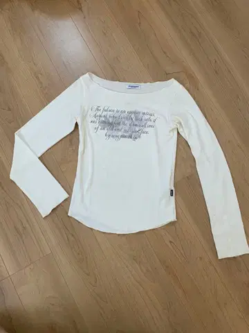 MAGPIEROBIN 긴팔 T셔츠 아이보리