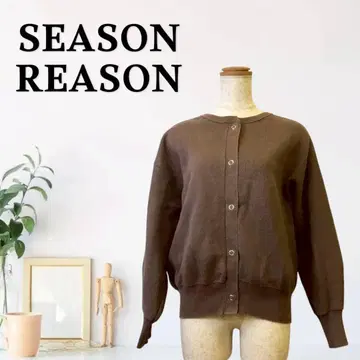 zG315 [ XL ] SEASON REASON 니트 가디건 긴팔