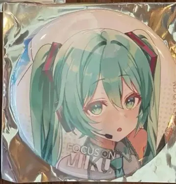 하츠네 미쿠 FOCUS ON MIKU 미슈네 캔뱃지