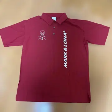 MARK & LONA 빨간색 피케 셔츠